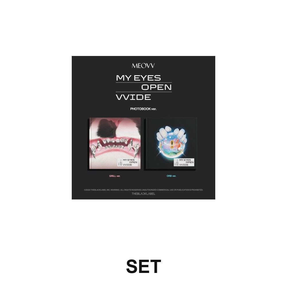 MEOVV - 1st EP ALBUM 'MY EYES OPEN VVIDE' (PHOTOBOOK ver.) album — PHOTOBOOK SET