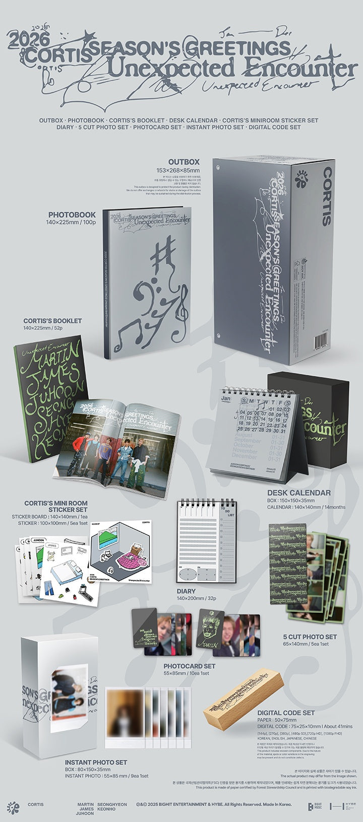 PRE ORDER 2026 Cortis Seasons Greetings