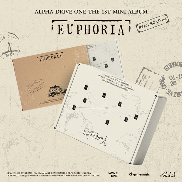 ALPHA DRIVE ONE (알파드라이브원) THE 1ST MINI ALBUM 'EUPHORIA'_STAR ROAD ver. album