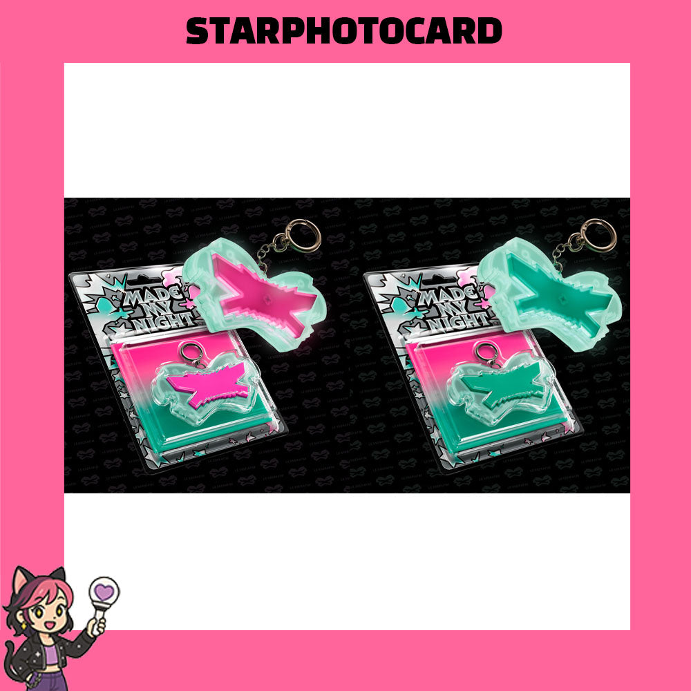 LE SSERAFIM - 2nd Single Album 'Made My Night' Glow Clicker Keychain album