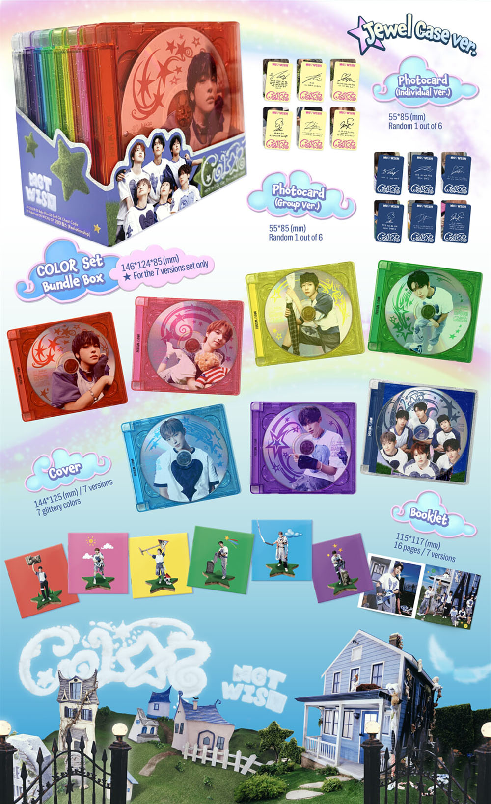 NCT WISH - COLOR (Jewel Case Ver.)