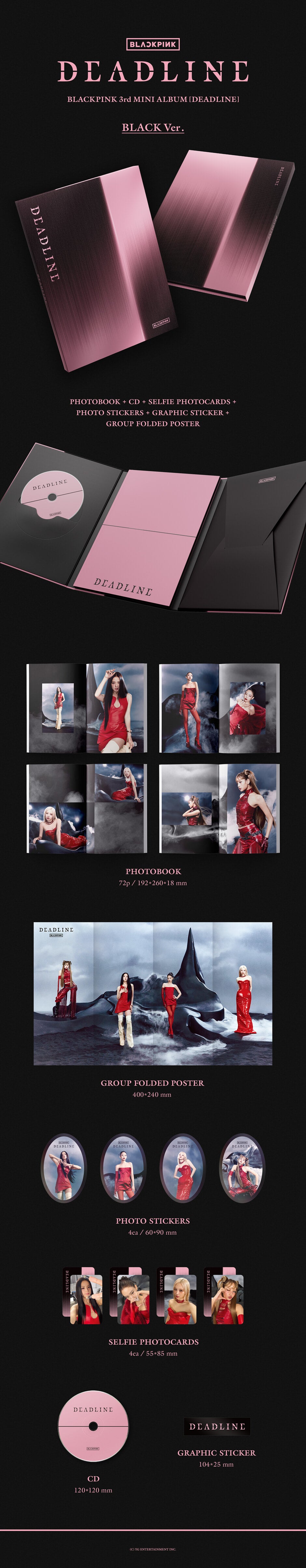 BLACKPINK - DEADLINE album contents and details