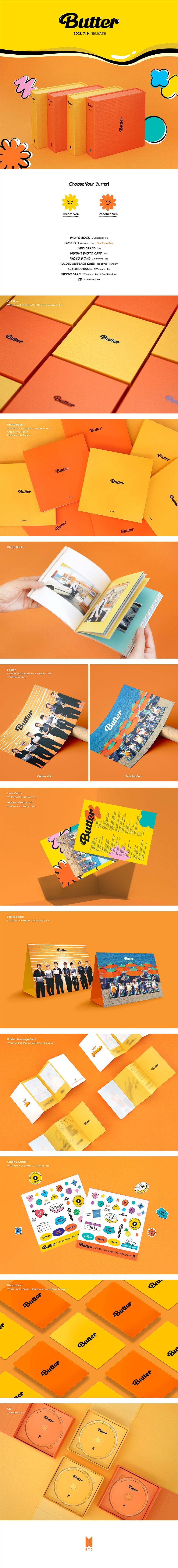 BTS - Butter album contents and details