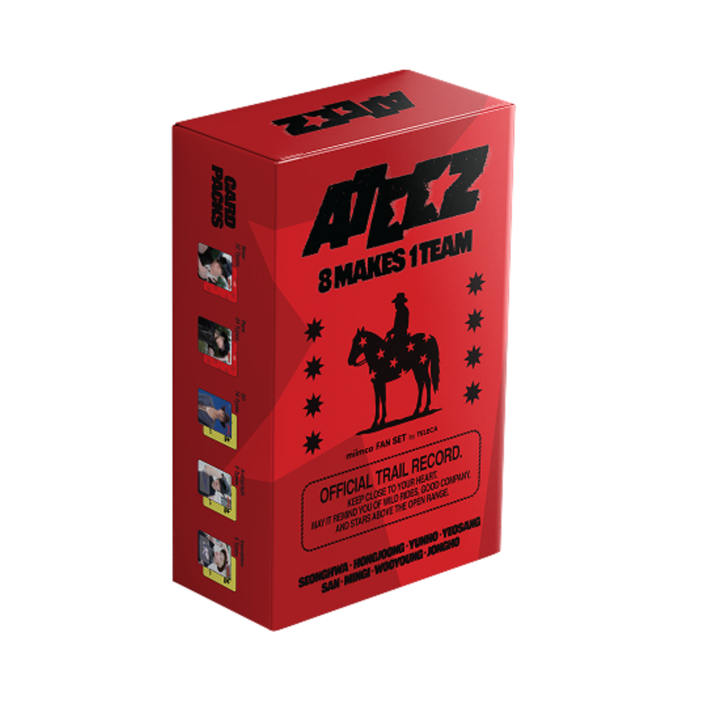 ATEEZ - MIIMCA COLLECTIBLE TRADING CARD FAN SET VER.1 & VER.2 merchandise — VER.2