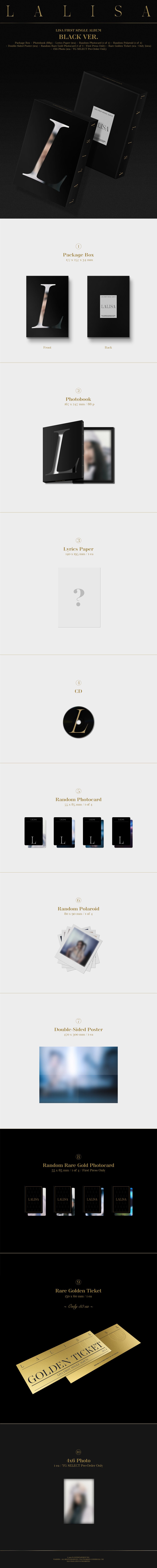 LISA - LALISA album contents and details