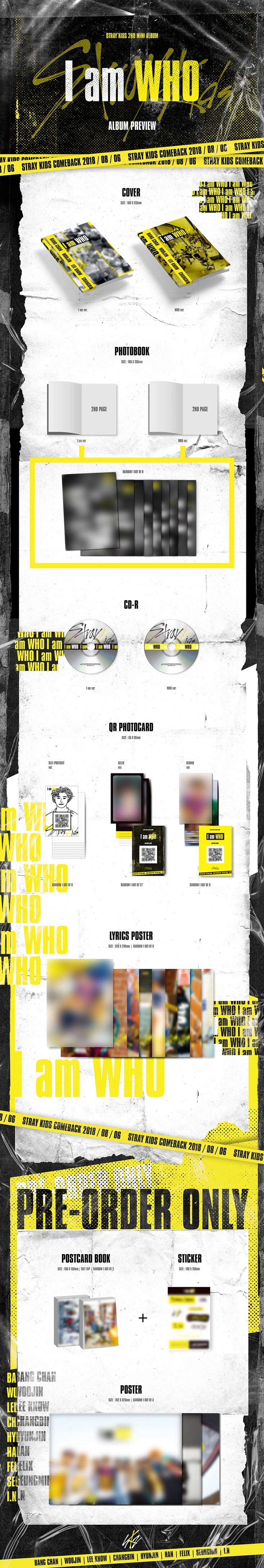 STRAY KIDS - I am WHO album contents and details