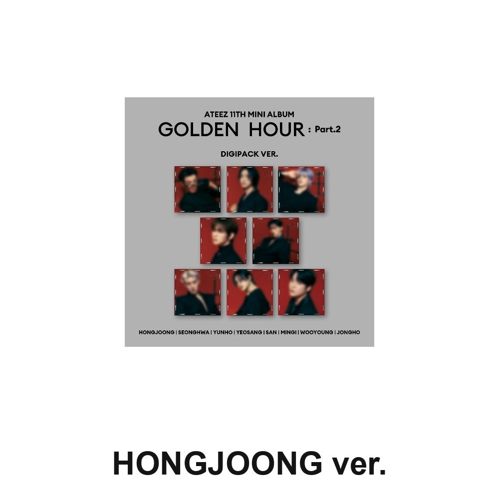 ATEEZ - 11TH MINI ALBUM [GOLDEN HOUR : PART.2] (DIGIPACK ver.) album — DIGIPACK HONGJOONG