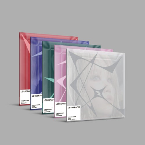 [READY STOCK] (LE SSERAFIM) 4th Mini Album 'CRAZY' (COMPACT ver.) 1