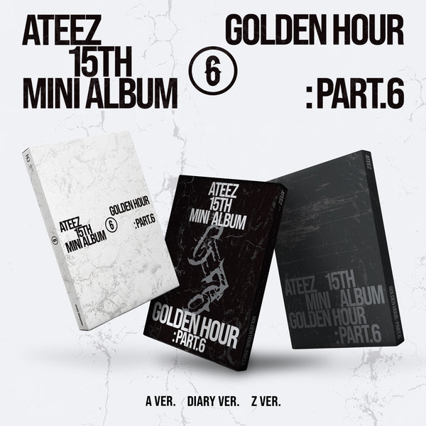 ATEEZ 15TH MINI ALBUM [GOLDEN HOUR : Part.6] (A / DIARY / Z VER.) album