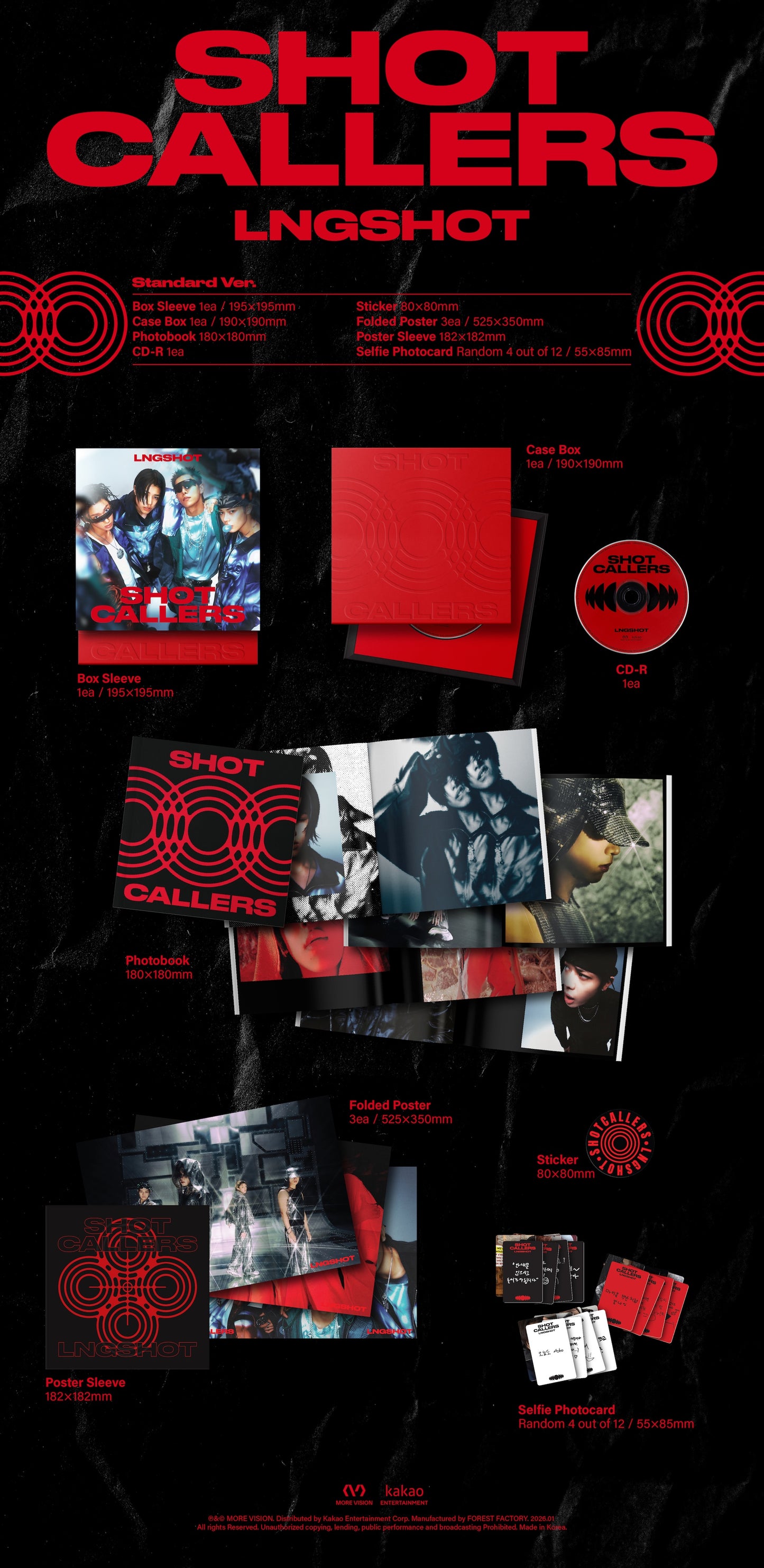 [READY STOCK] LNGSHOT LNGSHOT EP [SHOT CALLERS] (Standard Ver.) 2