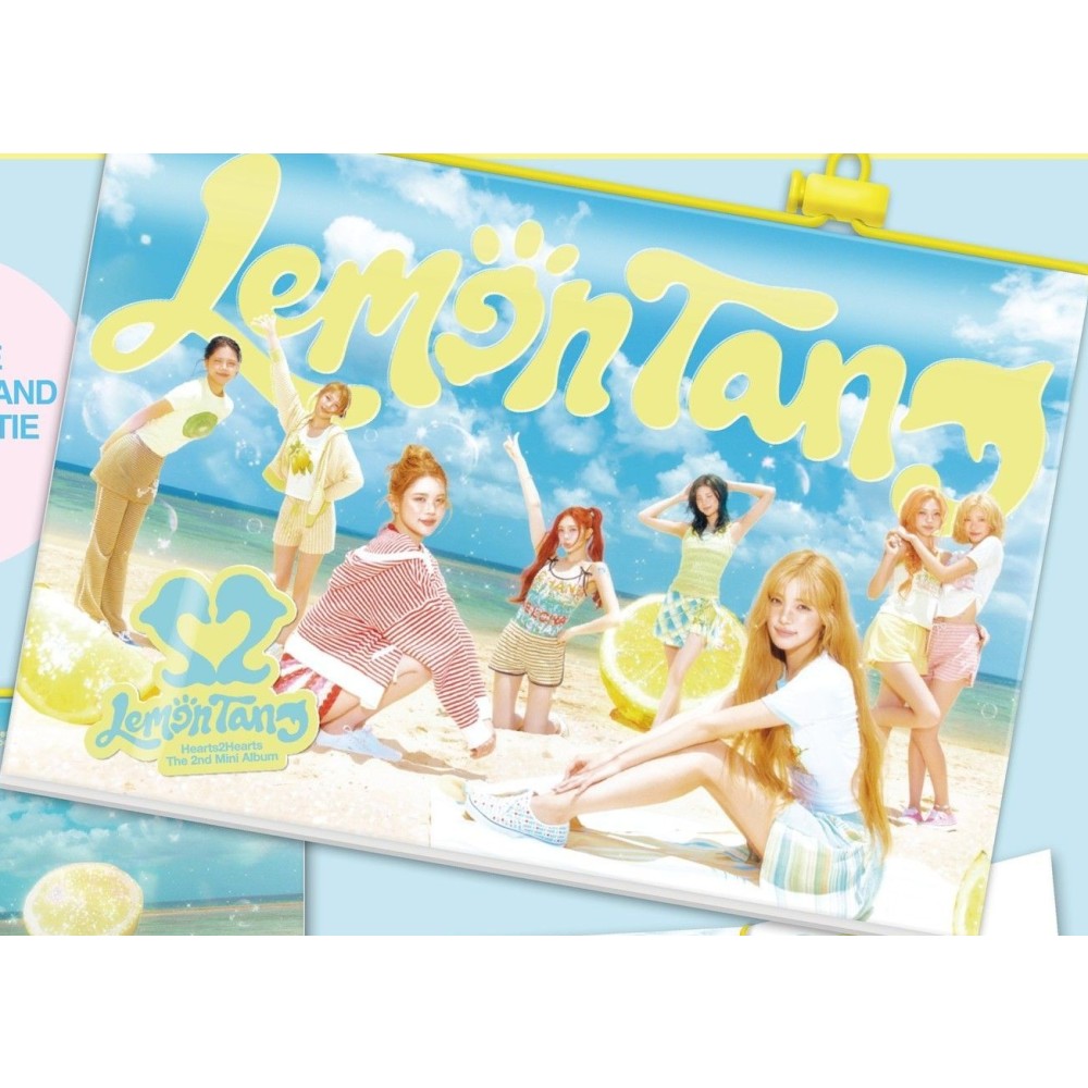 HEARTS2HEARTS - 2nd Mini Album 'LEMON TANG' (Photobook ver.) album — PHOTOBOOK LEMON BEACH