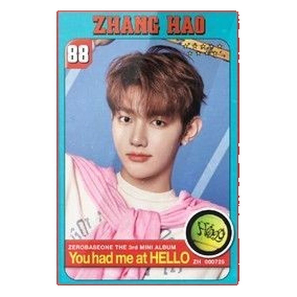ZEROBASEONE - 3RD MINI ALBUM [You had me at HELLO] (ZEROSE ver.) album — ZEROSE ZHANG HAO