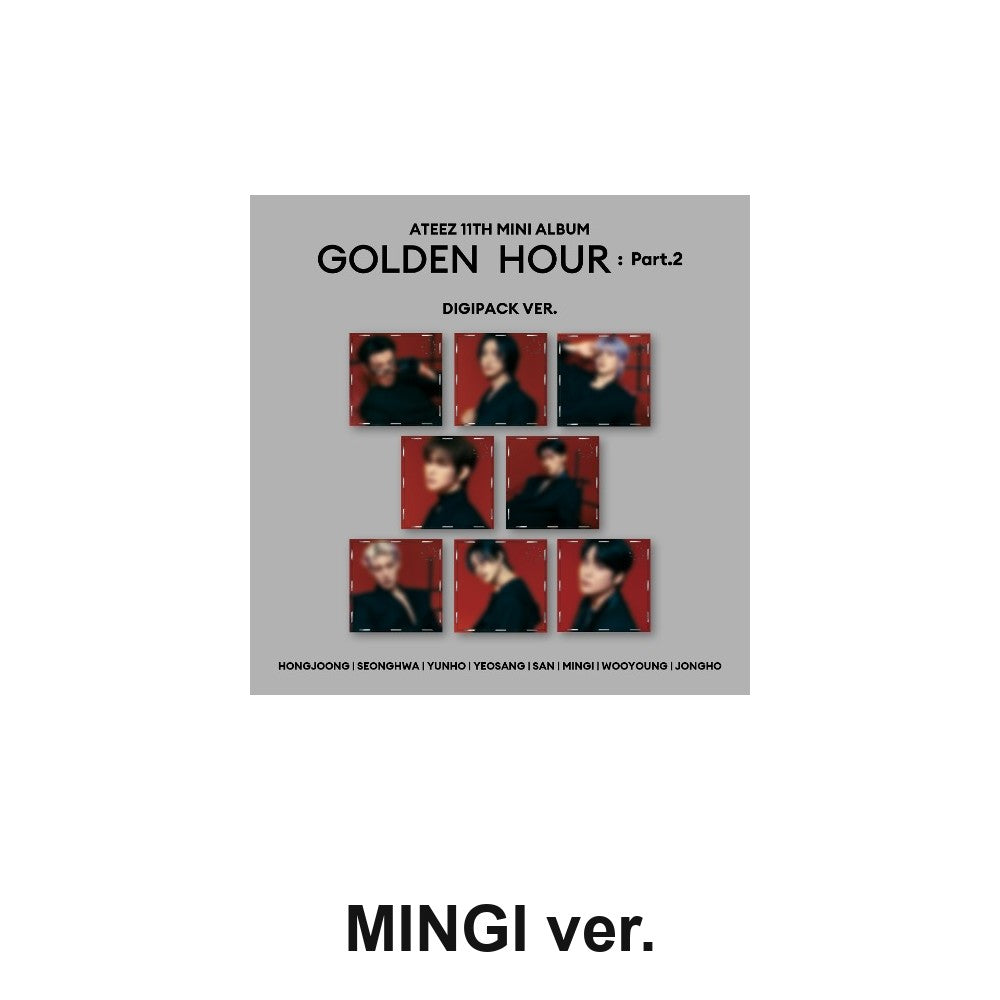 ATEEZ - 11TH MINI ALBUM [GOLDEN HOUR : PART.2] (DIGIPACK ver.) album — DIGIPACK MINGI