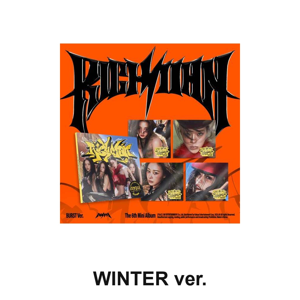 AESPA - 6TH MINI ALBUM [RICH MAN] (BURST ver.) album — BURST WINTER