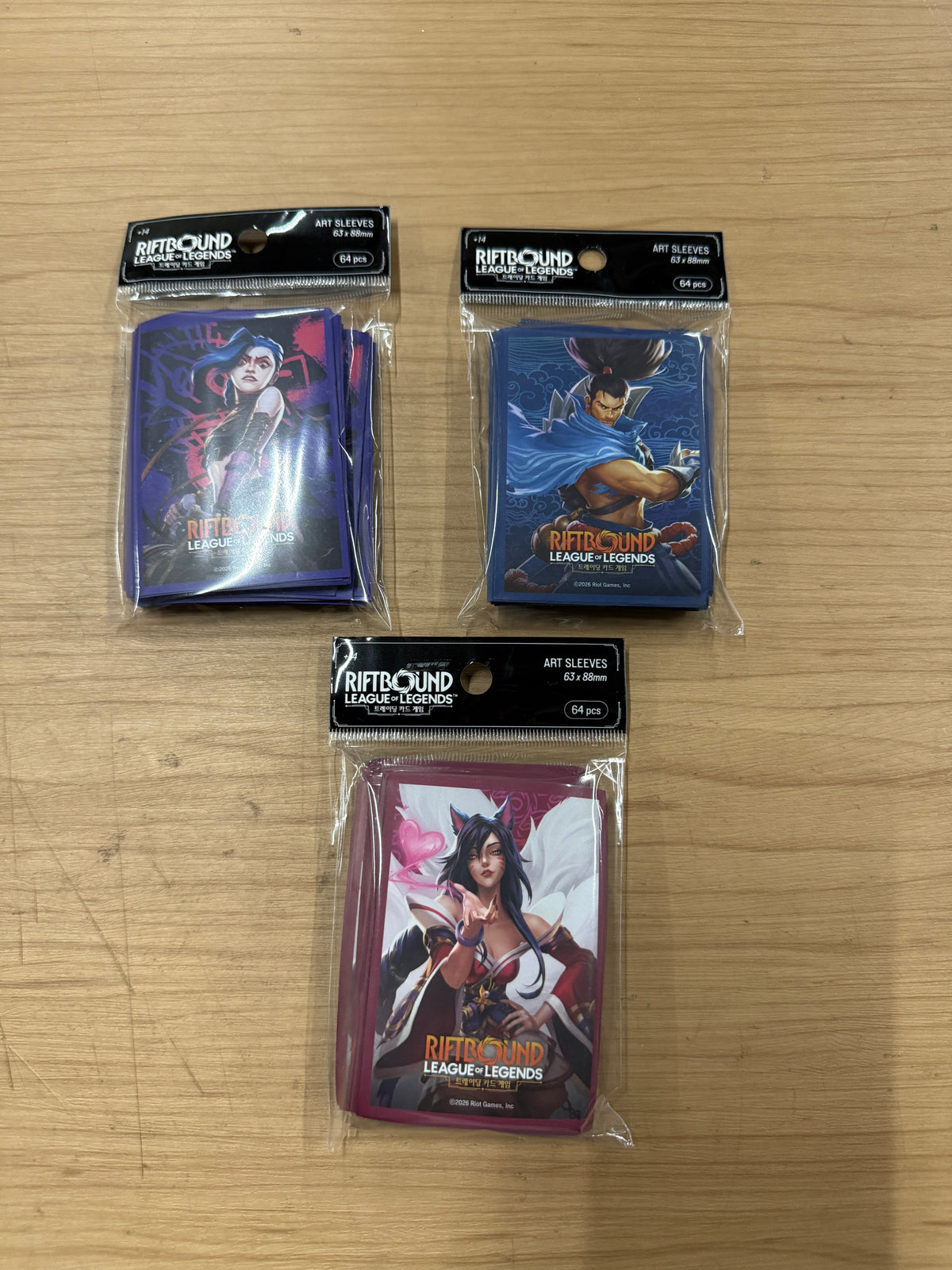 RIFTBOUND KOREA ONLY SLEEVES