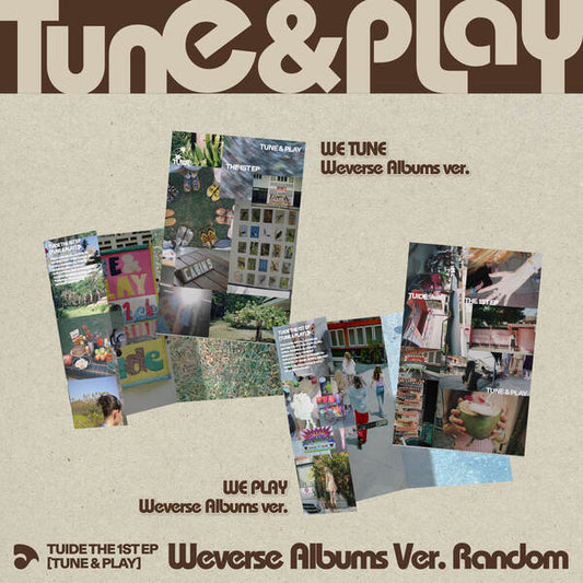 TUIDE - The 1st EP [TUNE & PLAY] Weverse Albums ver. album