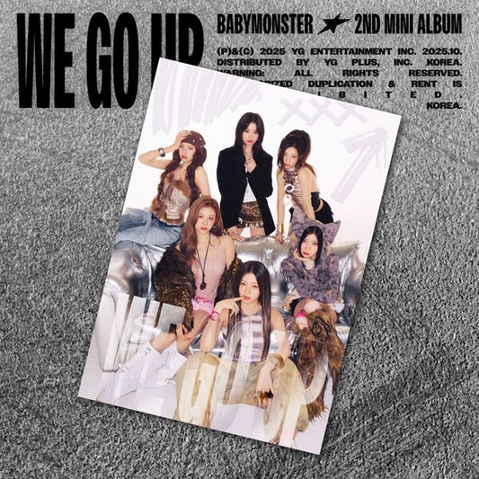 BABYMONSTER - 2nd MINI ALBUM [WE GO UP] POSTCARD Ver. album