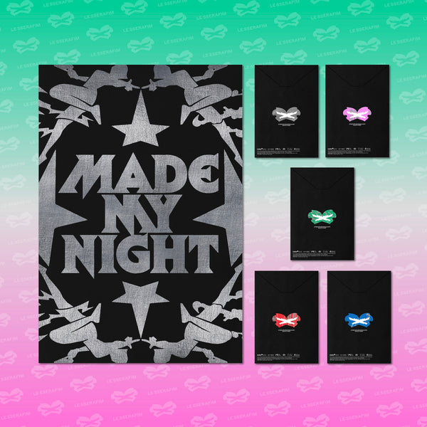LE SSERAFIM - 2nd Single Album 'Made My Night' (COMPACT ver.) album