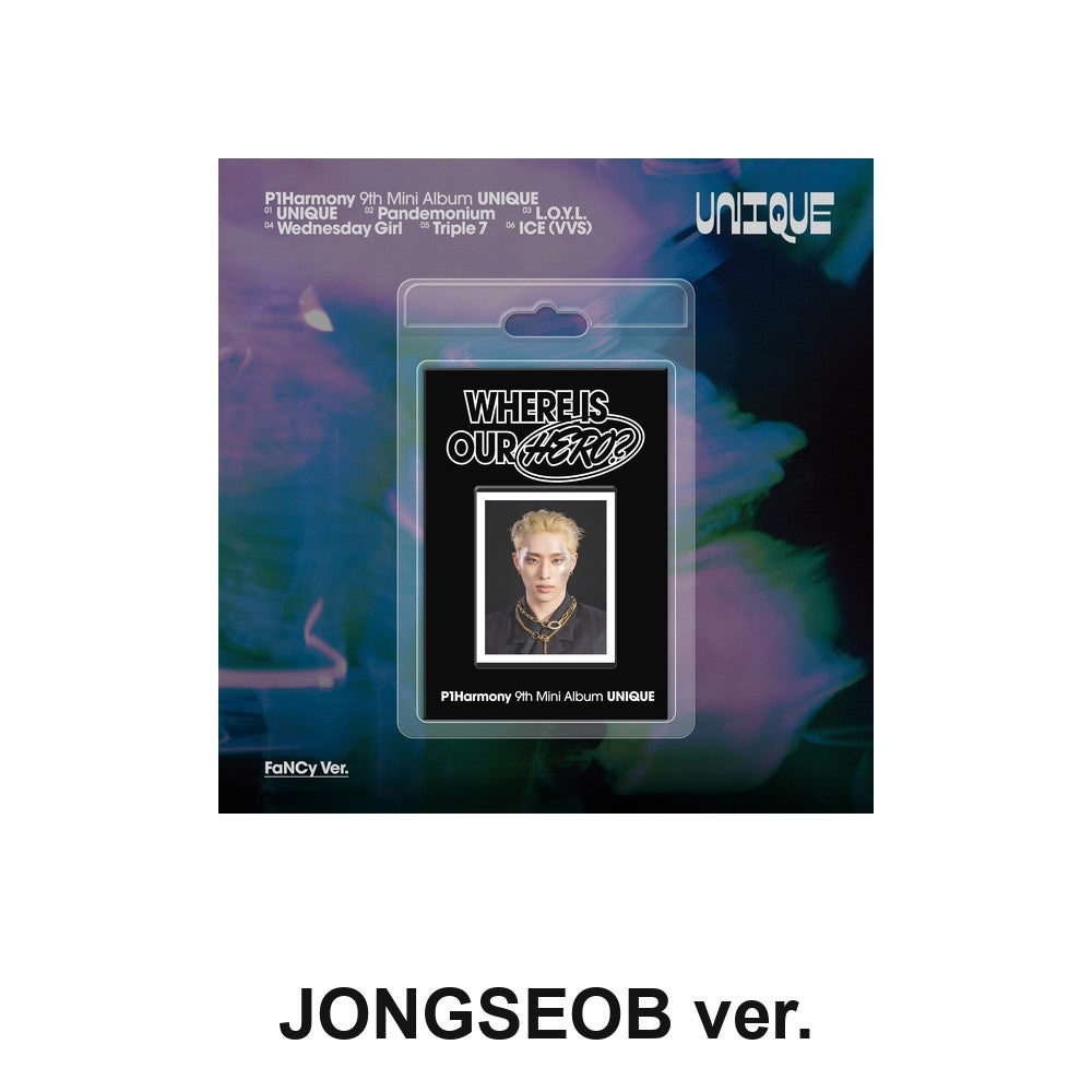 P1HARMONY - 9TH MINI ALBUM [UNIQUE] (FANCY ver.) album — FANCY JONGSEOB