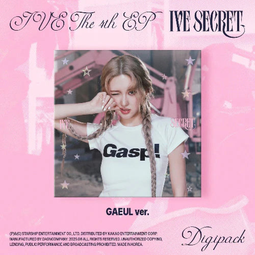 IVE - 4th EP 'IVE SECRET' (Digipack ver.) album — DIGIPACK GAEUL