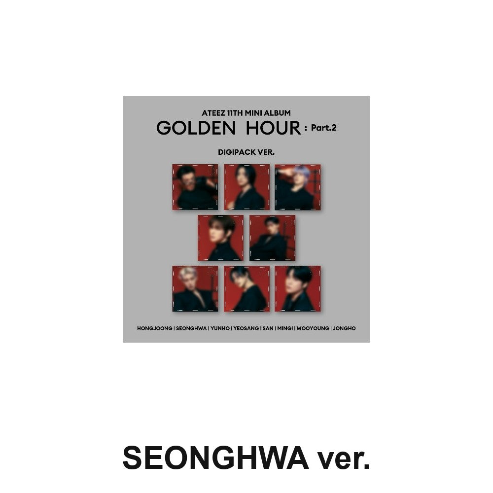ATEEZ - 11TH MINI ALBUM [GOLDEN HOUR : PART.2] (DIGIPACK ver.) album — DIGIPACK SEONGHWA