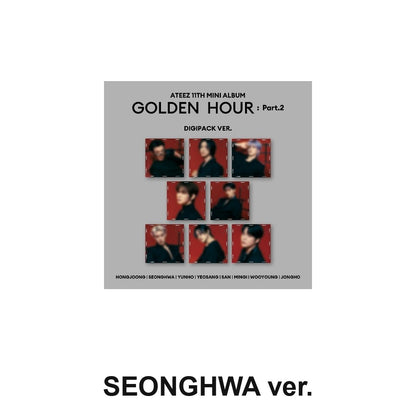 ATEEZ - 11TH MINI ALBUM [GOLDEN HOUR : PART.2] (DIGIPACK ver.) album — DIGIPACK SEONGHWA