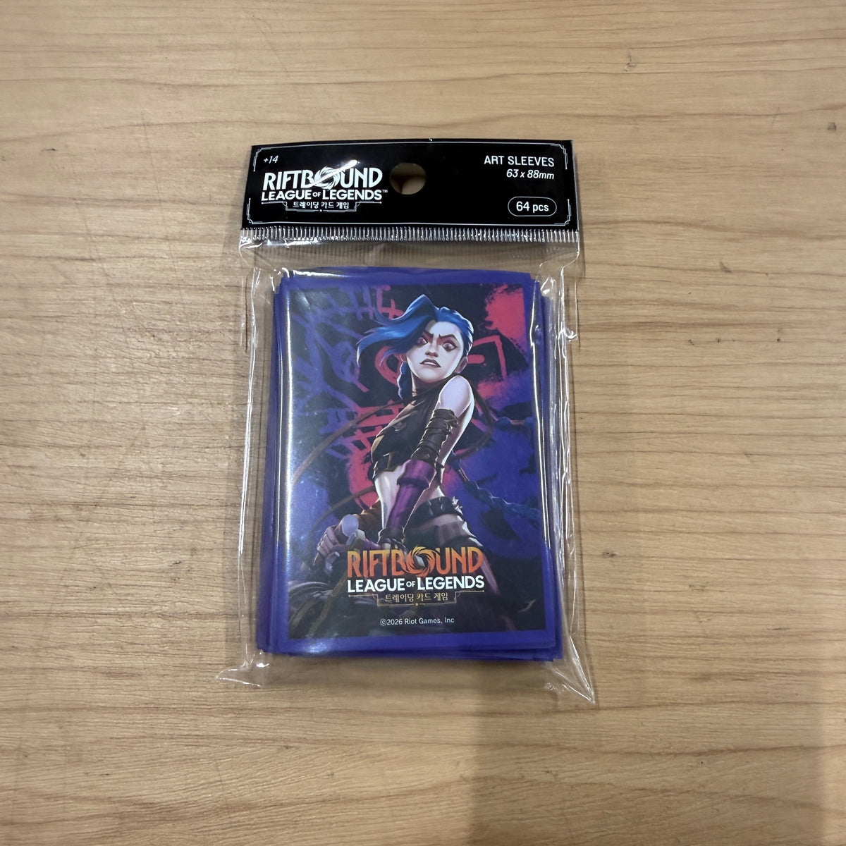 RIFTBOUND KOREA ONLY SLEEVES — JINX VER