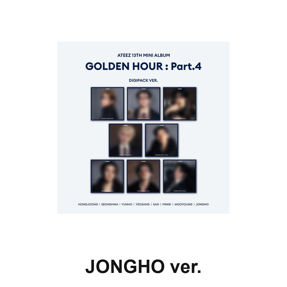 ATEEZ - 13TH MINI ALBUM [GOLDEN HOUR : PART.4] (DIGIPACK ver.) album — DIGIPACK JONGHO