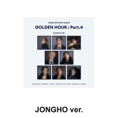 ATEEZ - 13TH MINI ALBUM [GOLDEN HOUR : PART.4] (DIGIPACK ver.) album — DIGIPACK JONGHO