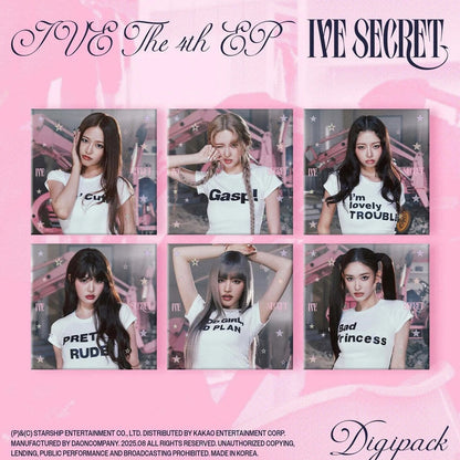 IVE - 4th EP 'IVE SECRET' (Digipack ver.) album — DIGIPACK RANDOM