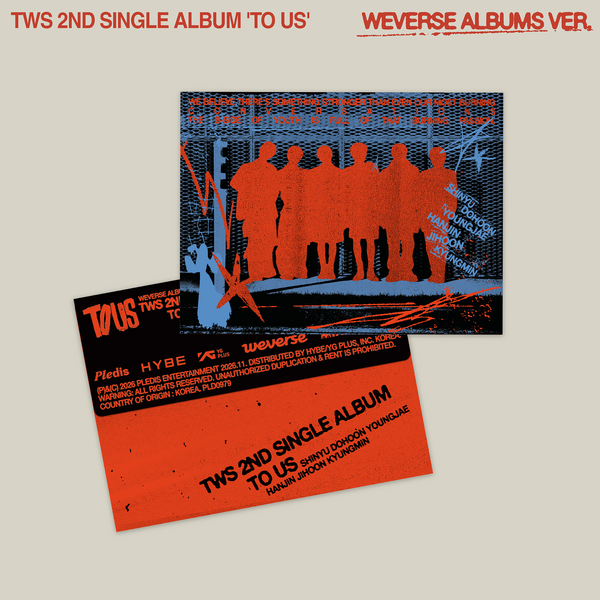 TWS 2nd Single Album ‘TO US’ Weverse Albums ver. album
