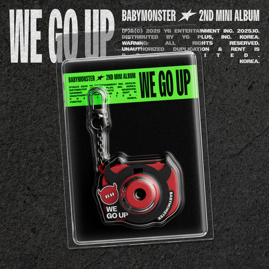 BABYMONSTER - 2ND MINI ALBUM [WE GO UP] MINI BEAM KEYRING Ver. album