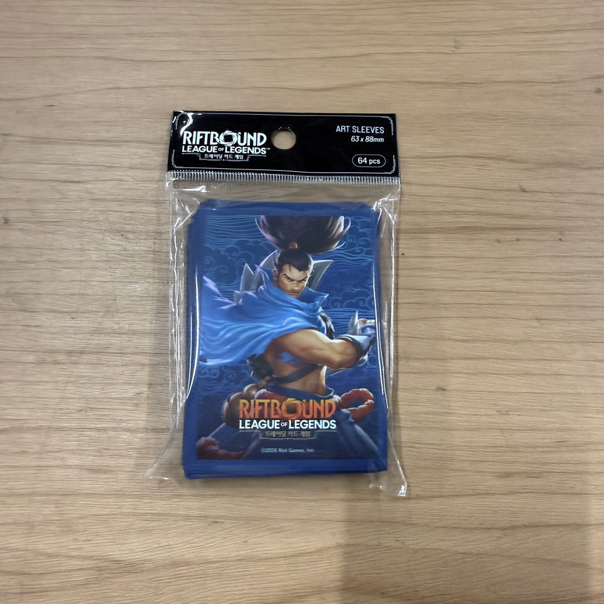 RIFTBOUND KOREA ONLY SLEEVES — YASUO VER