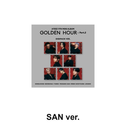 ATEEZ - 11TH MINI ALBUM [GOLDEN HOUR : PART.2] (DIGIPACK ver.) album — DIGIPACK SAN