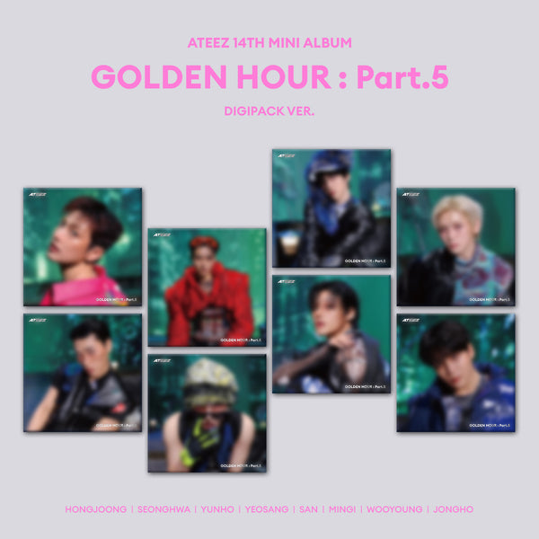 [READY STOCK] ATEEZ GOLDEN HOUR : Part.5 (DIGIPACK VER.) 1