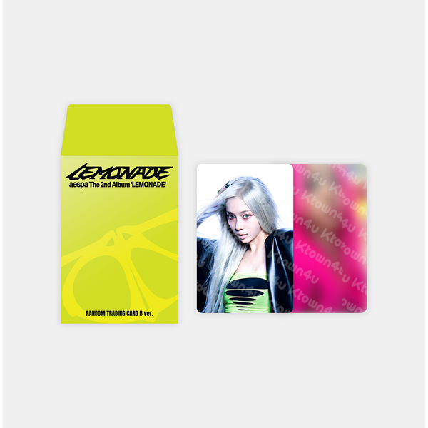 AESPA - LEMONADE MD TRADING CARD B VER merchandise