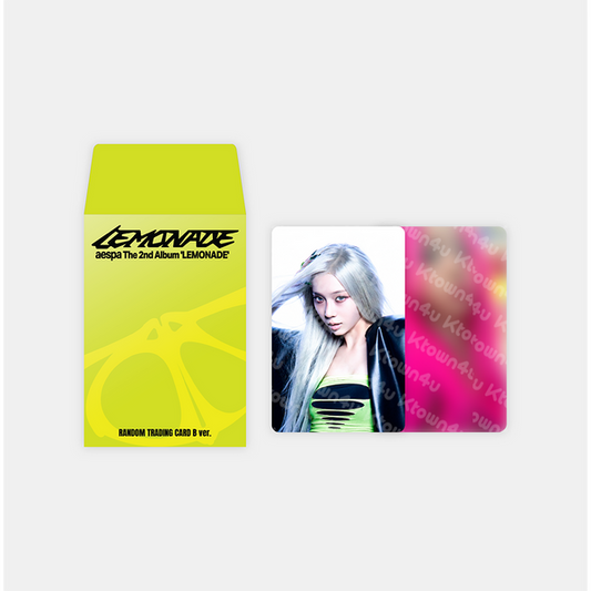 AESPA - LEMONADE MD TRADING CARD B VER merchandise