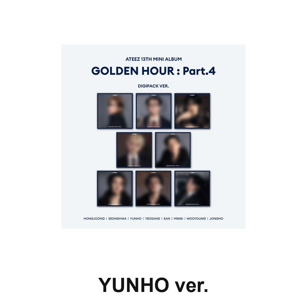 ATEEZ - 13TH MINI ALBUM [GOLDEN HOUR : PART.4] (DIGIPACK ver.) album — DIGIPACK YUNHO