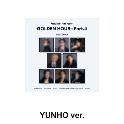 ATEEZ - 13TH MINI ALBUM [GOLDEN HOUR : PART.4] (DIGIPACK ver.) album — DIGIPACK YUNHO