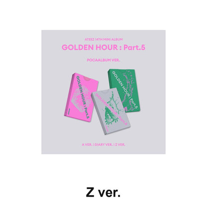 ATEEZ - 14TH MINI ALBUM [GOLDEN HOUR : PART.5] (POCAALBUM ver.) album — POCAALBUM Z