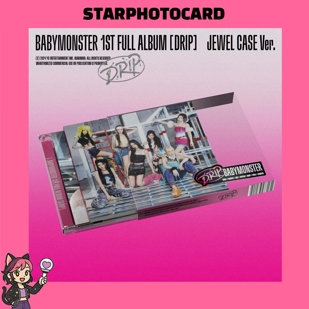 BABYMONSTER - 1st Full Album 'DRIP' (Jewel Case Ver.)