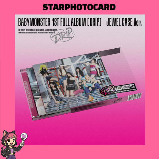 BABYMONSTER - 1st Full Album 'DRIP' (Jewel Case Ver.)