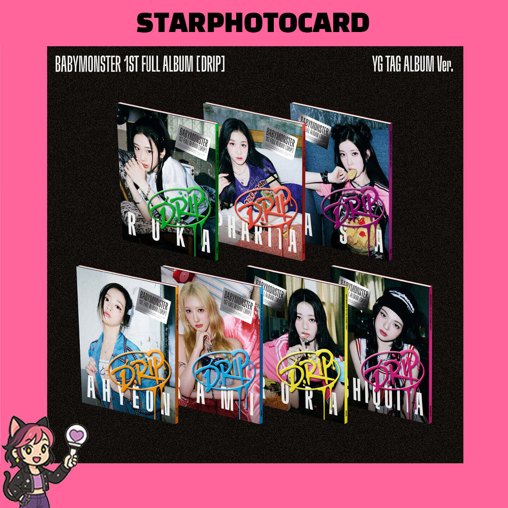 BABYMONSTER - 1st Full Album 'DRIP' (YG TAG ALBUM Ver.)