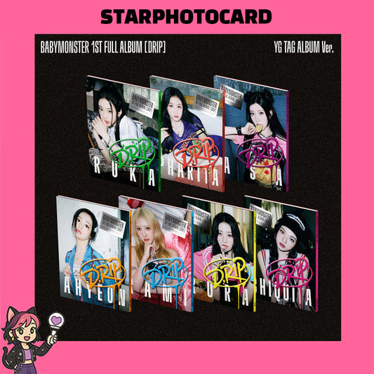 BABYMONSTER - 1st Full Album 'DRIP' (YG TAG ALBUM Ver.)