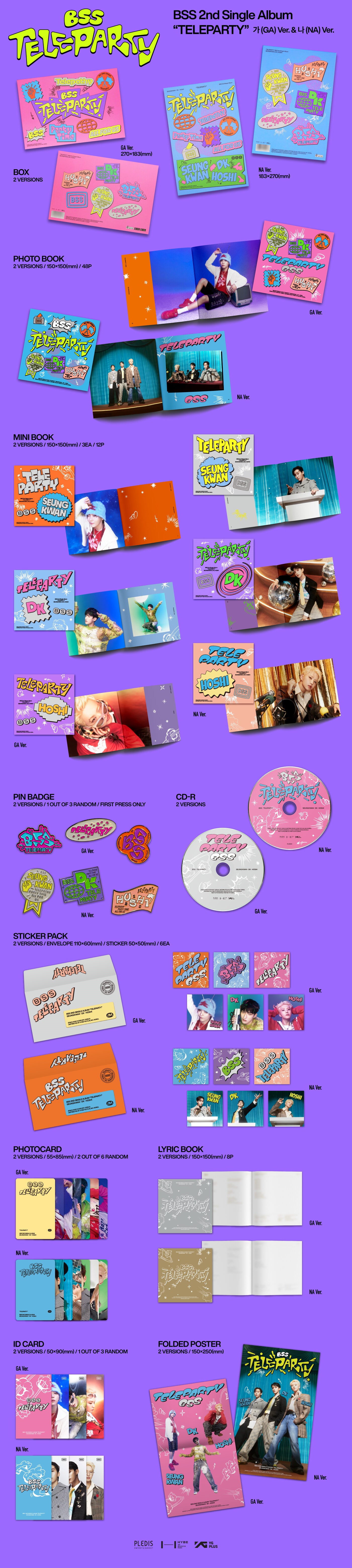 BOO SEOK SOON (SEVENTEEN) - 2nd Single Album : TELEPARTY