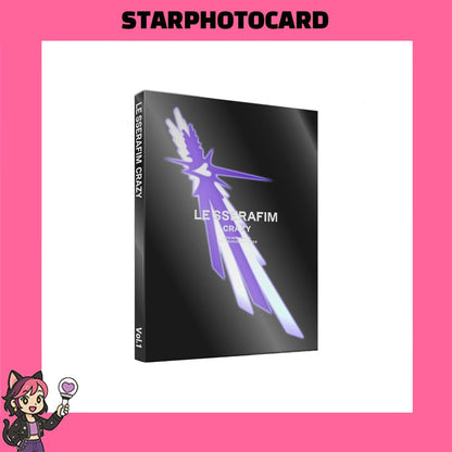 LE SSERAFIM - 4th Mini Album 'CRAZY' (Photobook ver.) album — VOL.1
