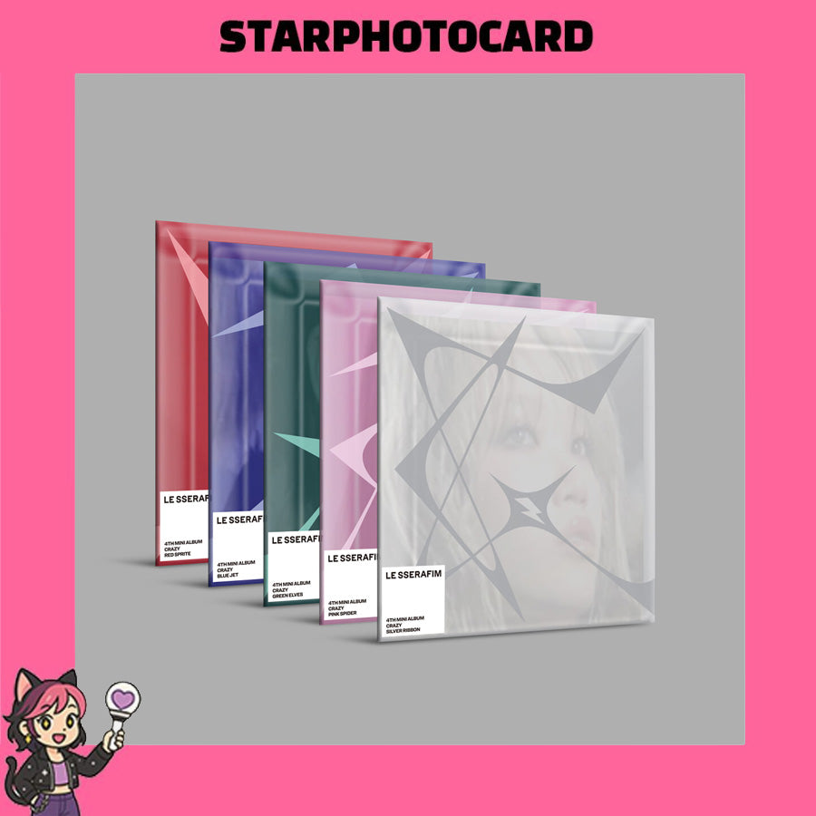 [READY STOCK] (LE SSERAFIM) 4th Mini Album 'CRAZY' (COMPACT ver.) 6