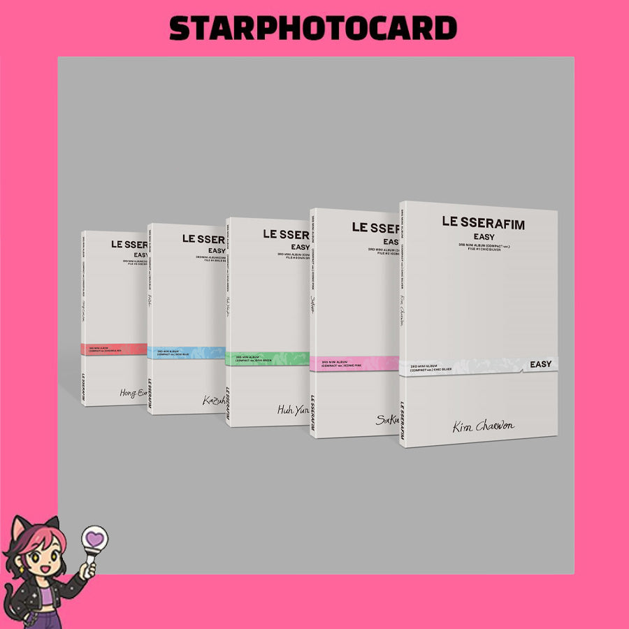 [READY STOCK] (LE SSERAFIM) 3rd Mini Album 'EASY' (COMPACT ver.) 8