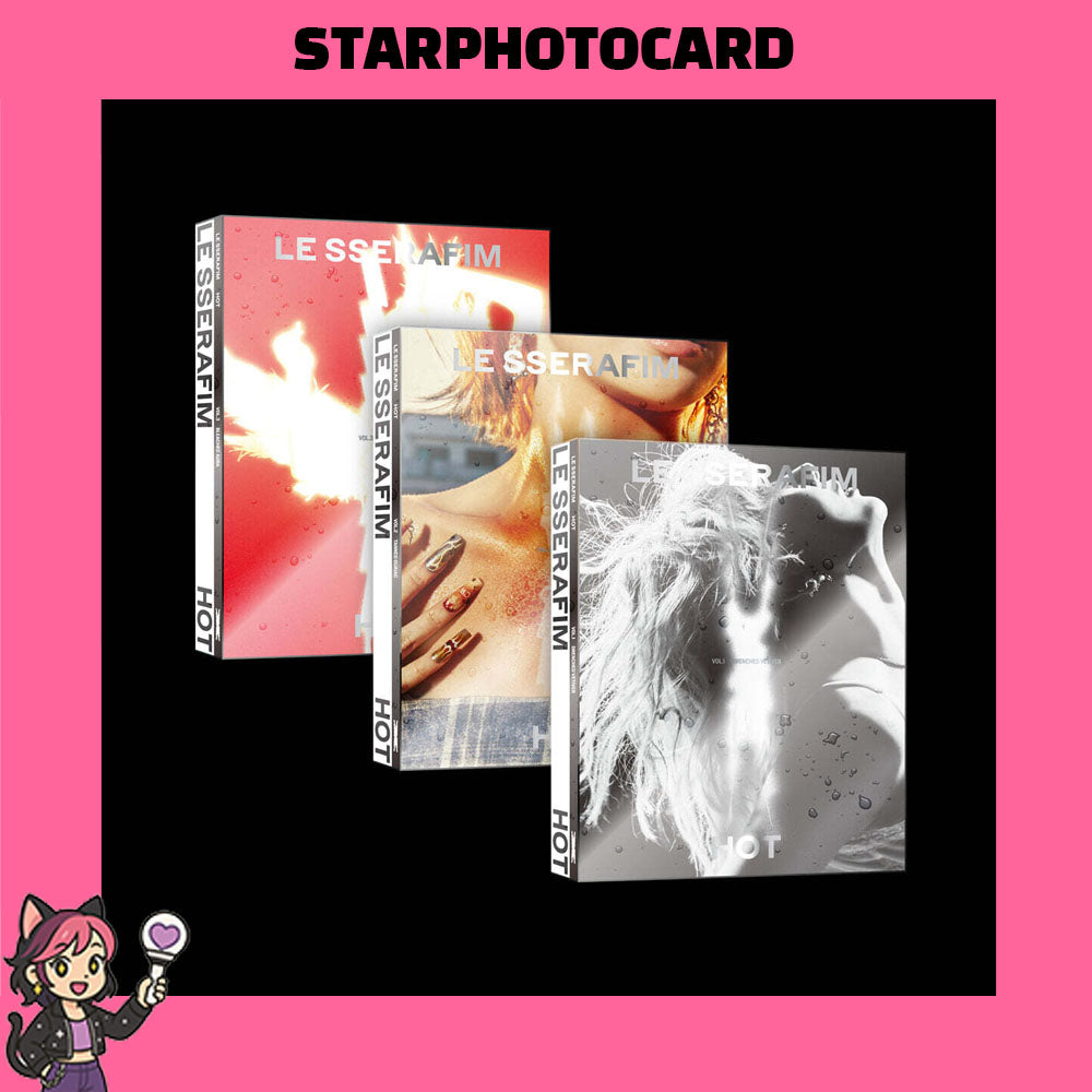 LE SSERAFIM - 5th Mini Album 'HOT' (Photobook ver.) album — SET