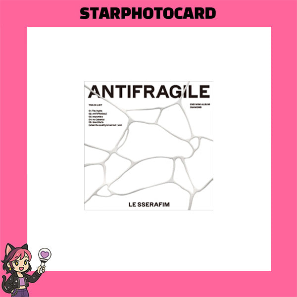 LE SSERAFIM - 2nd Mini Album 'ANTIFRAGILE' (COMPACT ver.) album — SILVER